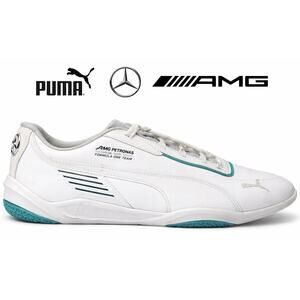 Mercedes-AMG Petronas F1 x Puma R-Cat Machina White Teal Size 4.5 Sneakers Retro